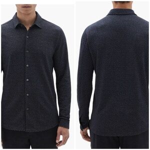 Robert Barakett Pharaoh diamond jacquard shirt